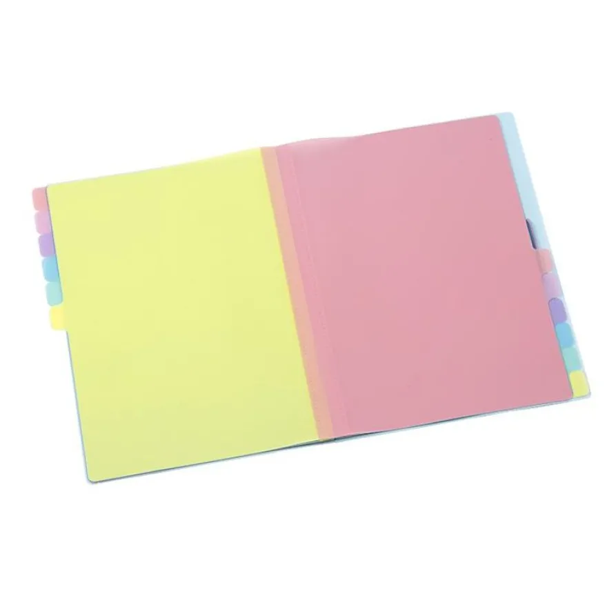 Viquel Rainbow Pastel - trieur à soufflet - 12 positions - pour A4 - à onglets - disponible en différents coloris
