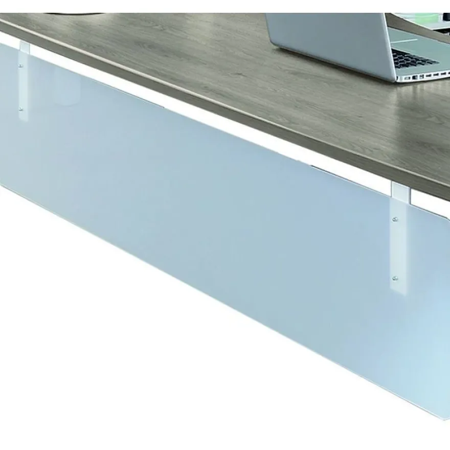 Voile de fond pour bureau - L160 cm - translucide