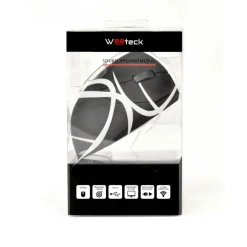 Waateck - souris sans fil ergonomique pour gaucher - noir