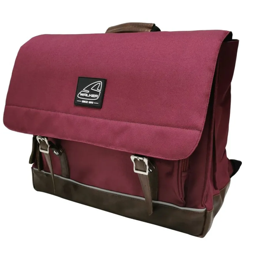 Walker Essentiel Scooter - Cartable 38 cm rouge - 2 compartiments - Carpentras