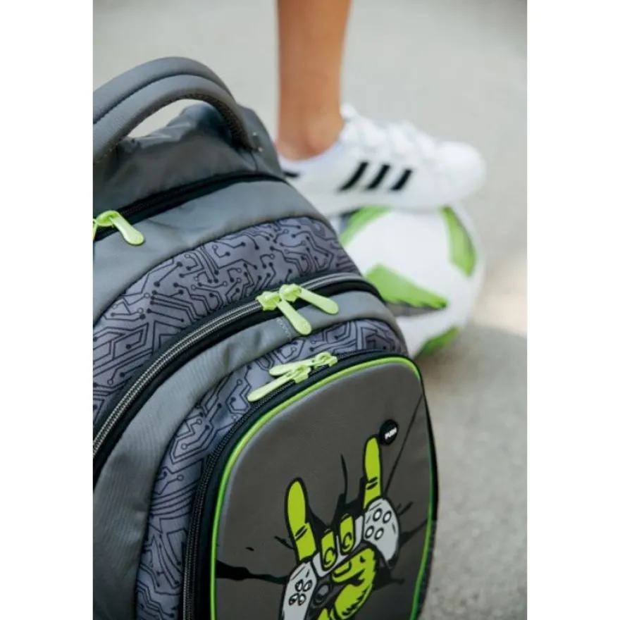 Walker Fame - Sac à dos Gamer Olive - 2 compartiments - Carpentras