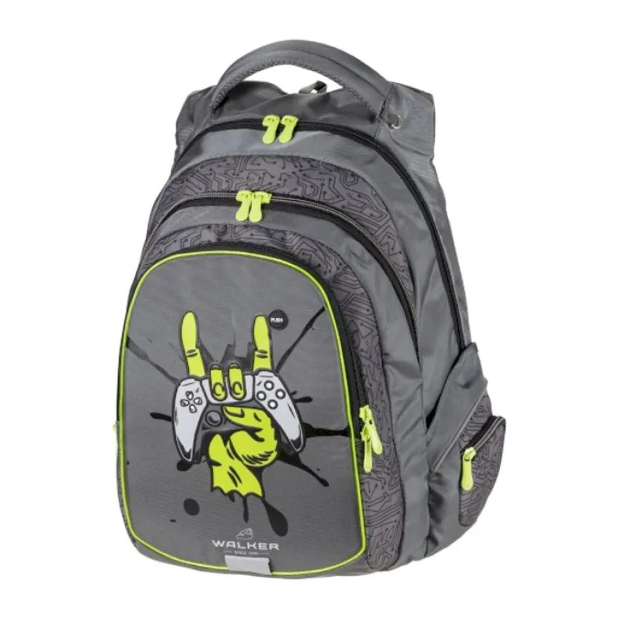 Walker Fame - Sac à dos Gamer Olive - 2 compartiments - Carpentras