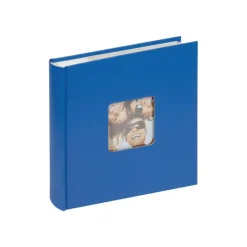 Walther Design Fun - Album photo pochettes - 200 photos - 10 x 15 - 22 x 24 cm - bleu royal