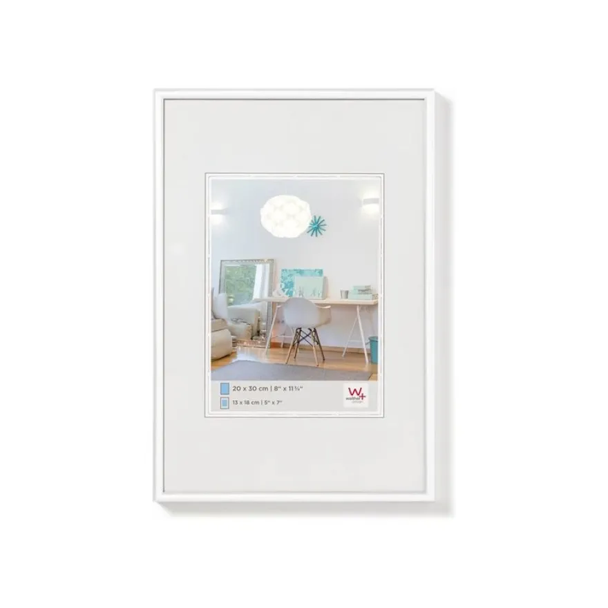 Walther New Lifestyle - Cadre photo - 10 x 15 cm - rectangulaire - blanc