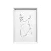 Walther Silhouette - Cadre photo - 20 x 30 cm - bois - blanc