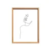 Walther Silhouette - Cadre photo - 18 x 24 cm - bois - chêne