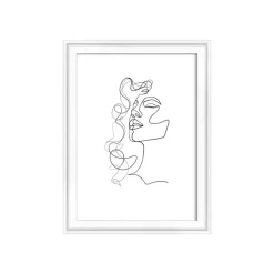 Walther Silhouette - Cadre photo - 13 x 18 cm - rectangulaire - blanc