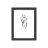 Walther Silhouette - Cadre photo - 10 x 15 cm - bois - noir