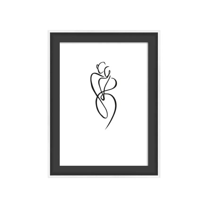 Walther Silhouette - Cadre photo - 10 x 15 cm - bois - noir