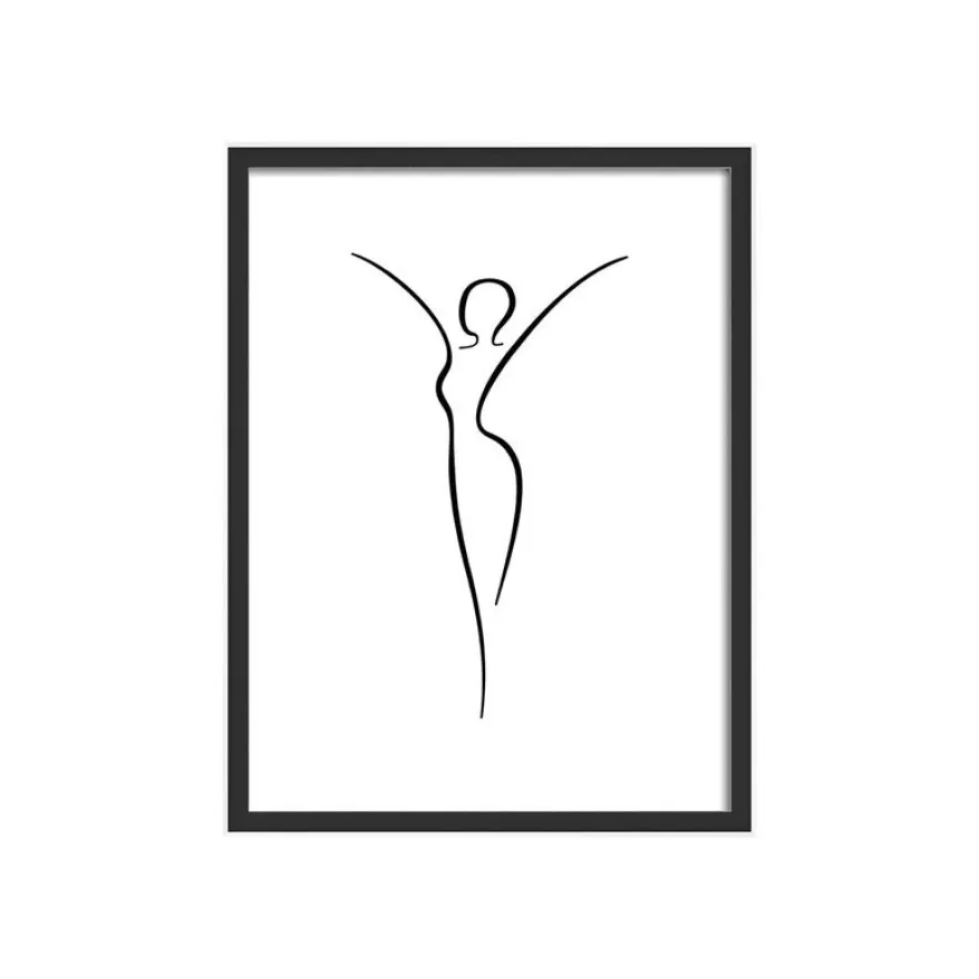Walther Silhouette - Cadre photo - 30 x 40 cm - bois - noir