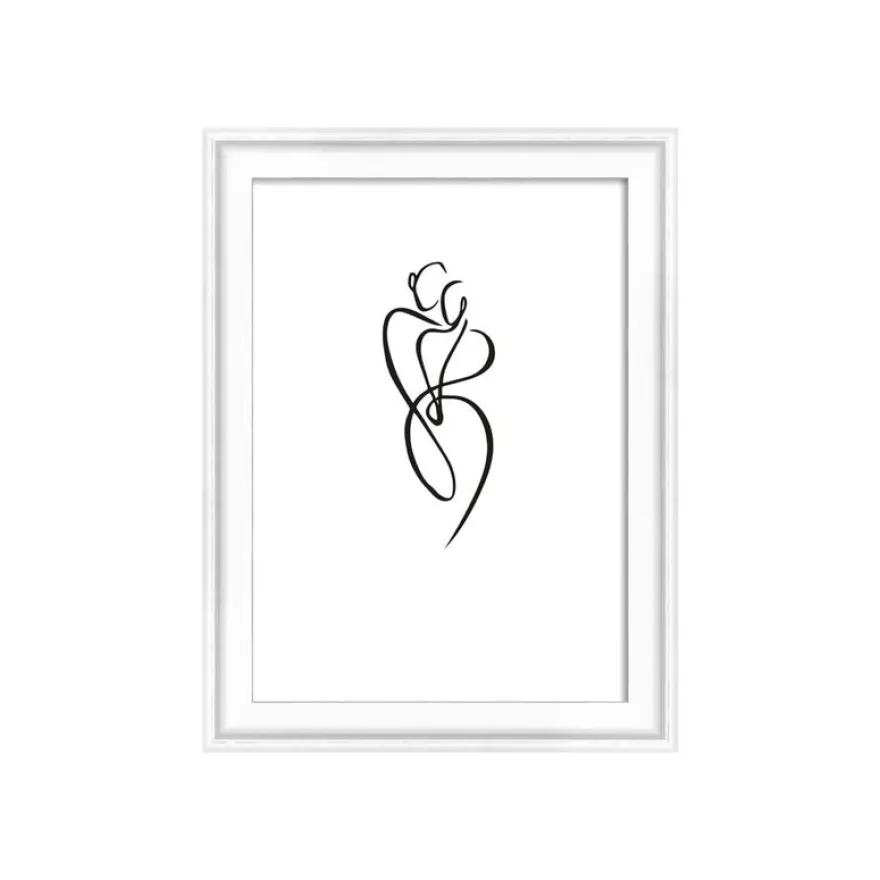 Walther Silhouette - Cadre photo - 10 x 15 cm - bois - blanc