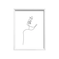 Walther Silhouette - Cadre photo - 18 x 24 cm - bois - blanc