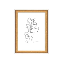 Walther Silhouette - Cadre photo - 13 x 18 cm - rectangulaire - naturel