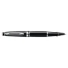 Waterman Expert - Roller - encre noire - fin - noir/argent
