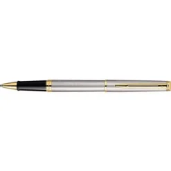 Waterman Hemisphere Essential - Roller - encre noire - fin - argent/or