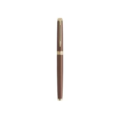 Waterman Hémisphère - Roller pointe fine - métallique rouge cuivre - encre noire