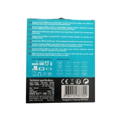 Watt&Co - chargeur secteur universel pour samrtphone - 1 USB + 16 connectiques