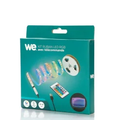 WE - Bande de lumière - LED - 16 couleurs - 2 m