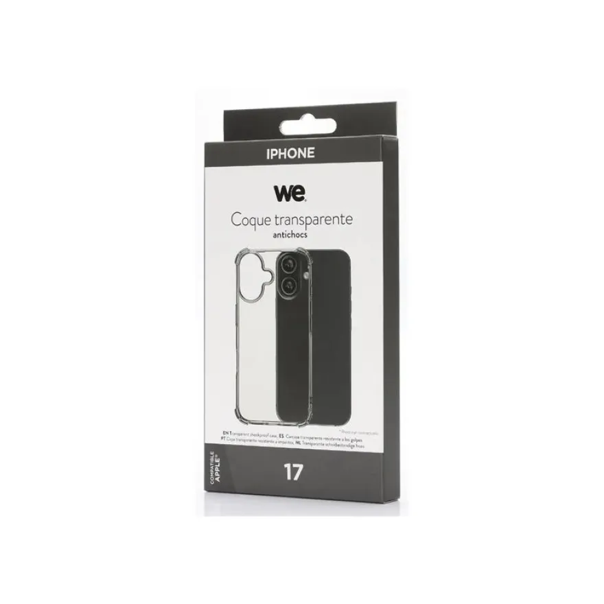 WE - Coque de protection pour Apple iPhone 17 - transparent
