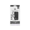 WE - Coque de protection pour Apple iPhone 17 - compatibilité avec MagSafe - transparent (arrière), contour noir
