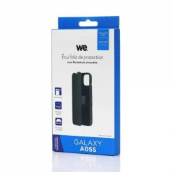 We - Etui folio pour Samsung A05S - noir