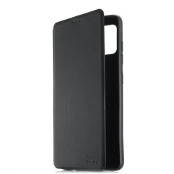 We - Etui folio pour Samsung A12 - noir