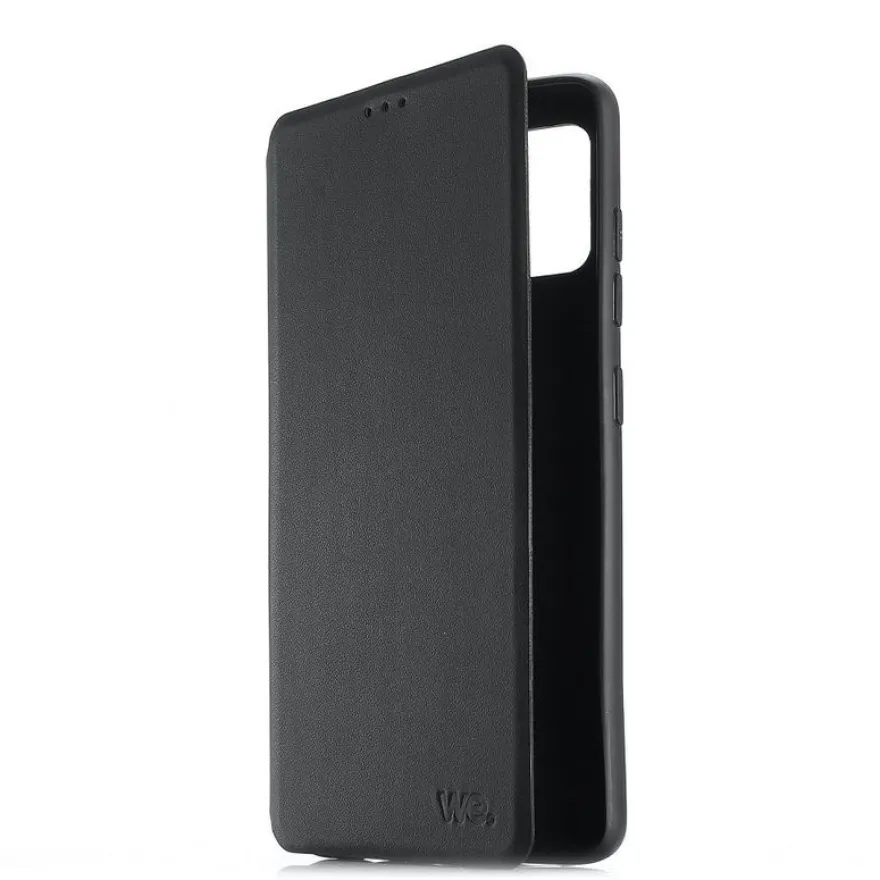 We - Etui folio pour Samsung A12 - noir