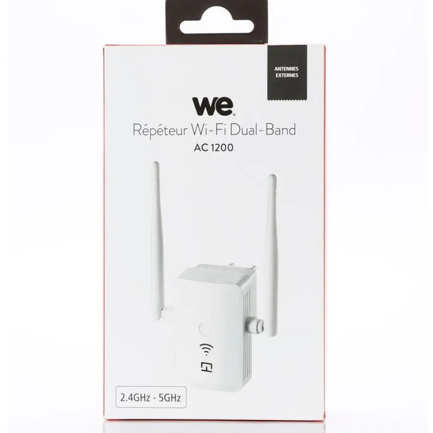 We - Répéteur Wi-Fi WE - dual band 1200 2.4GHz - blanc