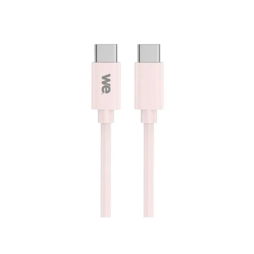 WE POP - Chargeur secteur + câble USB-C - 60W - rose