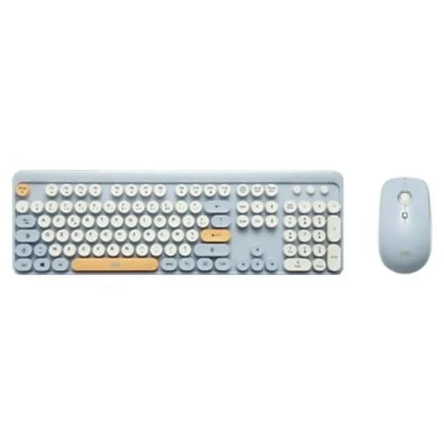 WE POP - Ensemble clavier et souris sans fil - bleu