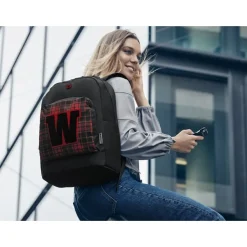 Wenger Crango - Sac à dos pour ordinateur portable 16" - noir/rouge