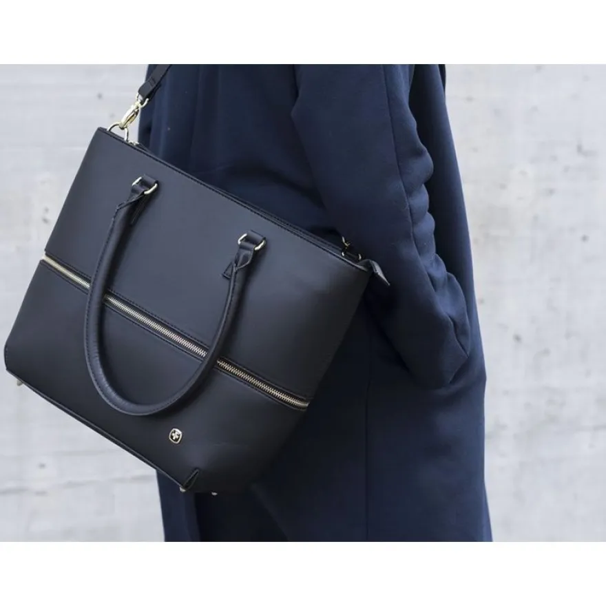 Wenger Eva - Sac à main avec pochette amovible pour ordinateur portable 13" - noir