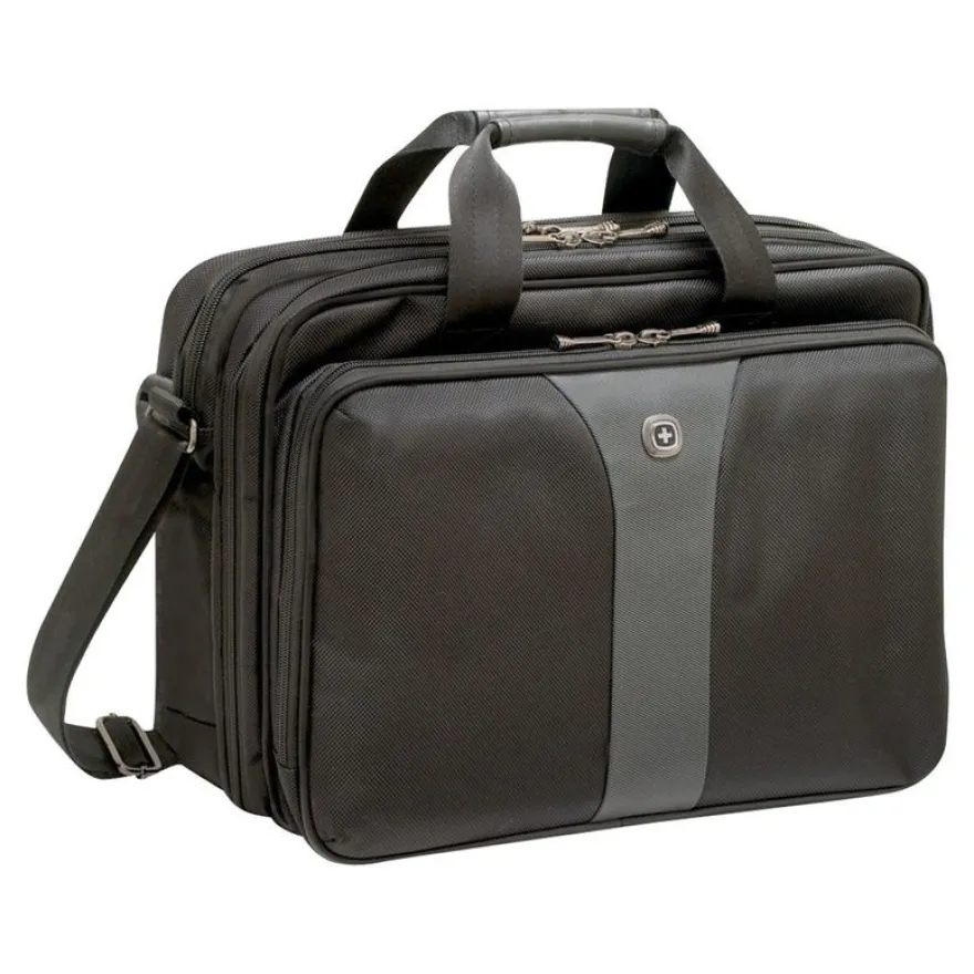 Wenger Legacy - Sacoche pour ordinateur portable 16" - noir/gris