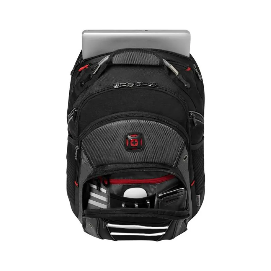 Wenger Synergy - Sac à dos pour ordinateur portable 16" - noir/gris