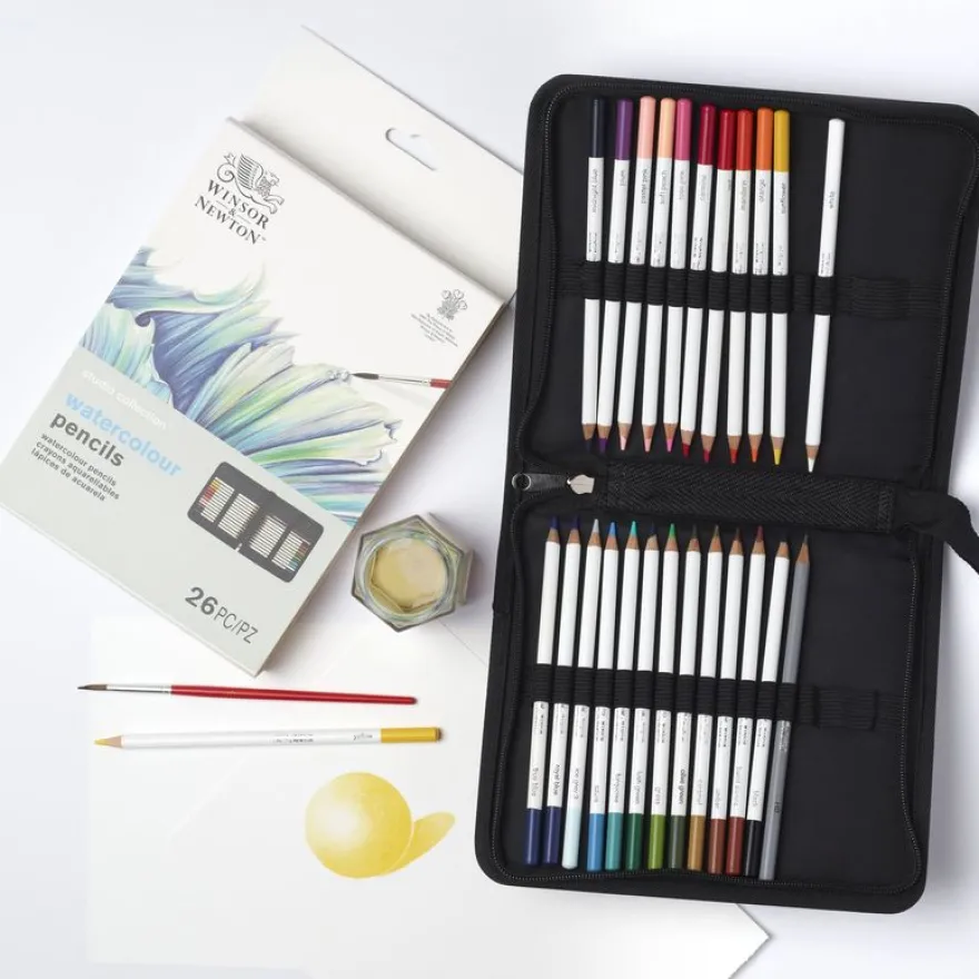 Winsor & Newton Studio Collection - Trousse Assortiment de Crayons Aquarelle