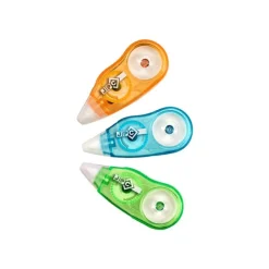 Wonday - 3 mini rollers de correction - 5 mm x 4 m - assortiment - bleu, vert, orange