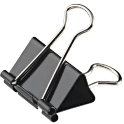 Wonday - 6 pinces à dessin - 25 mm - noir