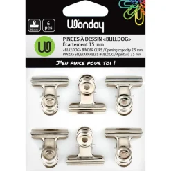 Wonday - 6 Pinces à ressort - 30 mm