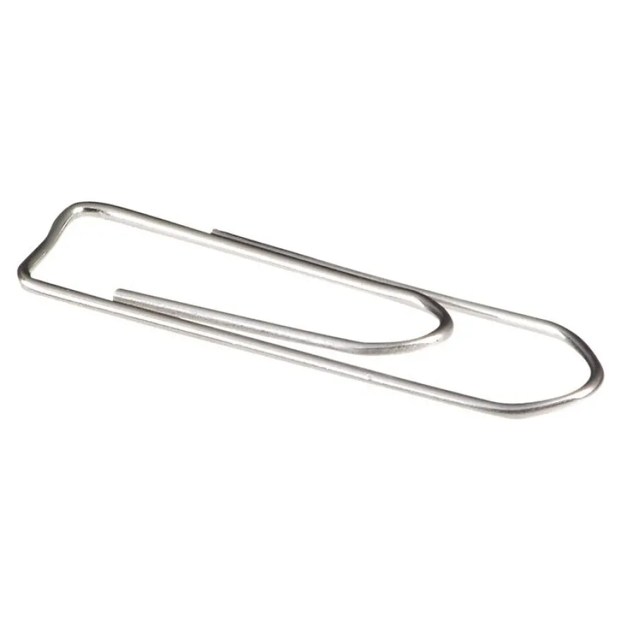 Wonday - 100 Trombones attaches-lettres - 30 mm - acier