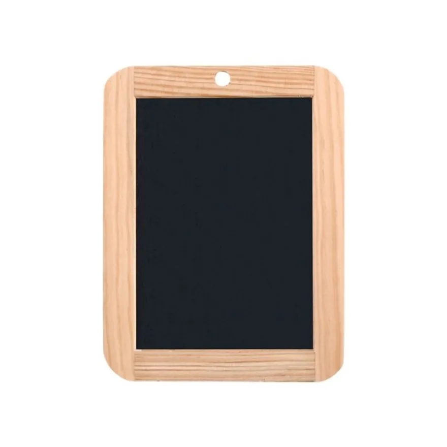 Wonday - Ardoise craie - 18 x 26 cm - cadre bois - double face