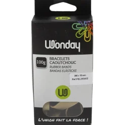 Wonday - Bracelets caoutchouc - élastiques - 1.6 cm x 20 cm - 100 g