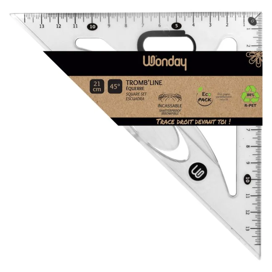 Wonday Tromb'line - Équerre - 45°, 45° - plastique