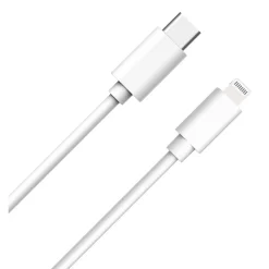 WOW - Câble USB C/Lightning 1m 3A Blanc