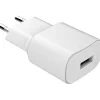 Wow - Kit Chargeur USB A 2.4A + Câble USB A / USB C - 1m - Blanc