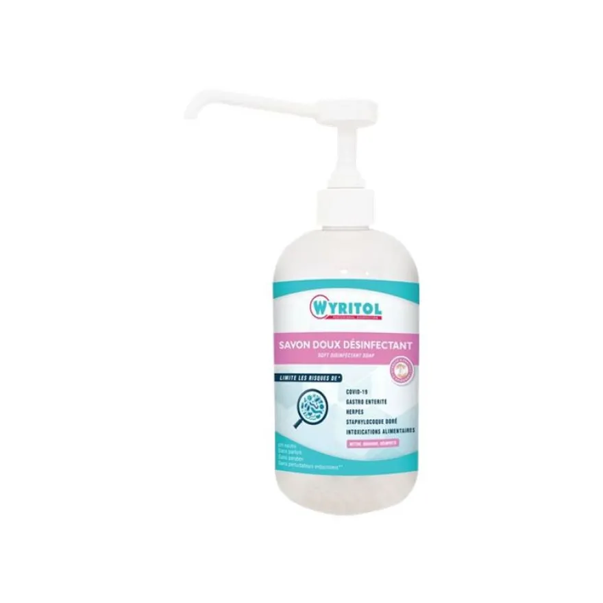 Wyritol - Savon liquide désinfectant - flacon pompe - 500 ml