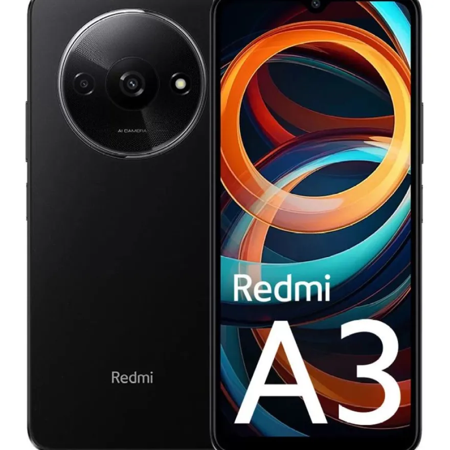 Xiaomi Redmi A3 - Smartphone - 4G - 3/64 Go - noir minuit