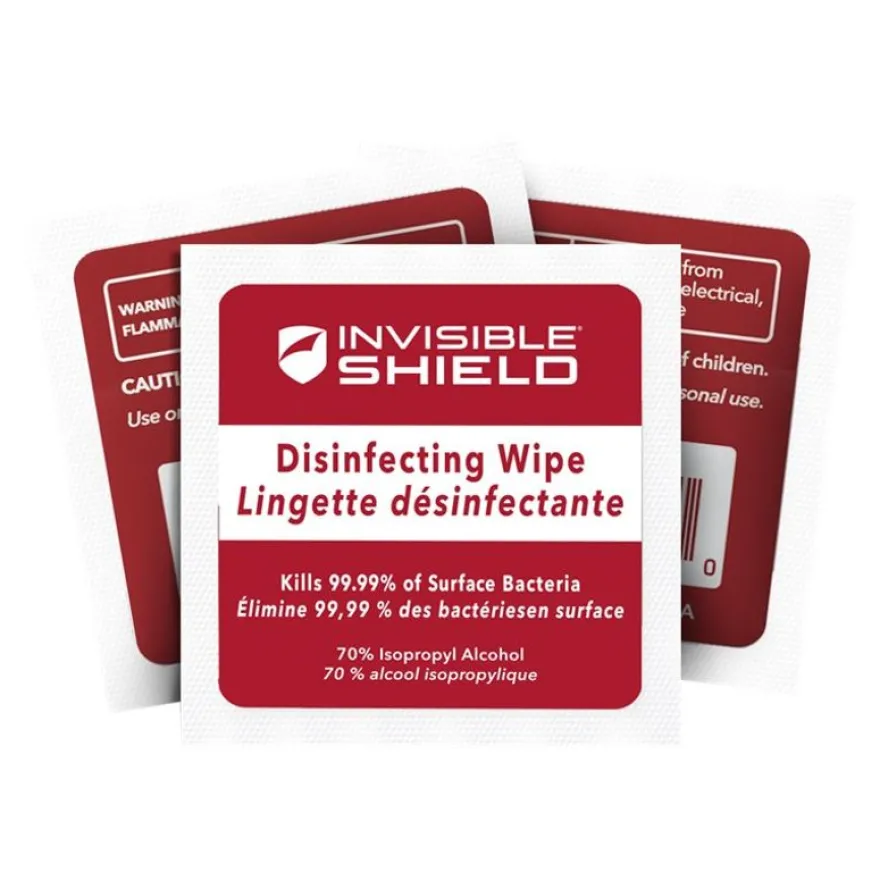 ZAGG InvisibleShield - 500 Lingettes désinfectantes