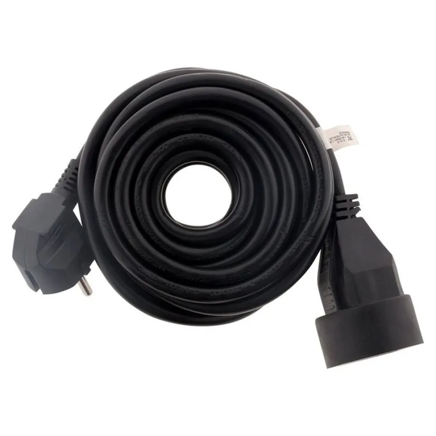 Zenitech - Rallonge éléctrique 16A - 10 m - Noir